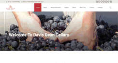 Desktop Screenshot of davisdeancellars.com